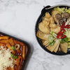[마미킷] 유부주머니 어묵전골 + 눈꽃치즈 떡볶이 2인분 (간편하게 만드는 우정캠핑 밀키트